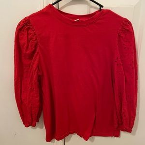 Cute red blouse